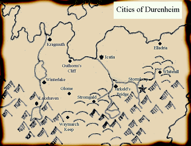 Cities of Durenheim Map